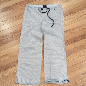 Abercrombie & Fitch Light Blue Striped Pajama Pants